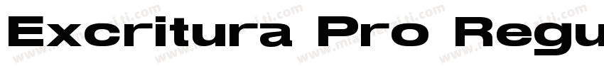 Excritura Pro Regular字体转换